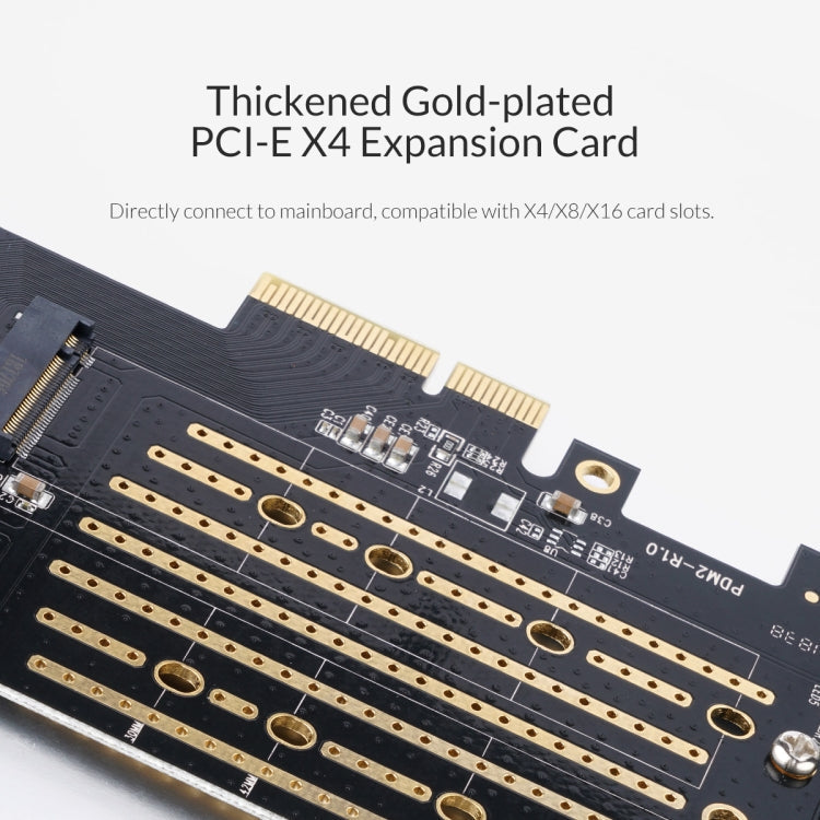 ORICO PDM2 M.2 NVME to PCI-E 3.0 X4 Expansion Card – Durable Build, Easy to Use