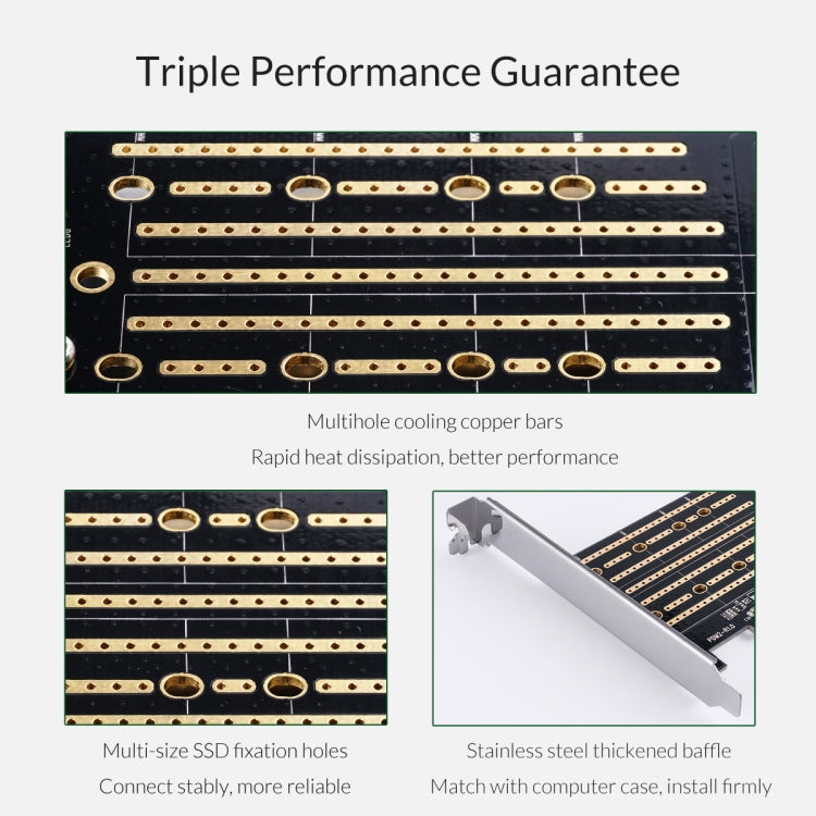 ORICO PDM2 M.2 NVME to PCI-E 3.0 X4 Expansion Card – Durable Build, Easy to Use