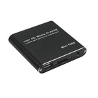 MINI 1080P Full HD Media USB HDD player SD/MMC card player, EU EU black