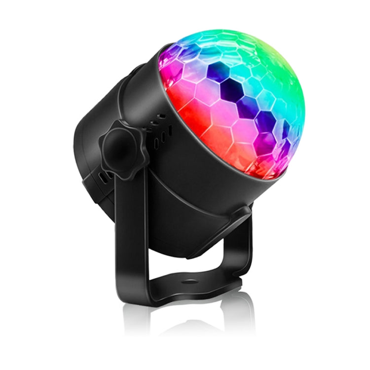YouOKLight YK2278 3W Sound Activated Party DJ Lighting RBG Disco Ball Strobe Lamp Stage Par Light with 7 Modes, Without Remote Control Default Title