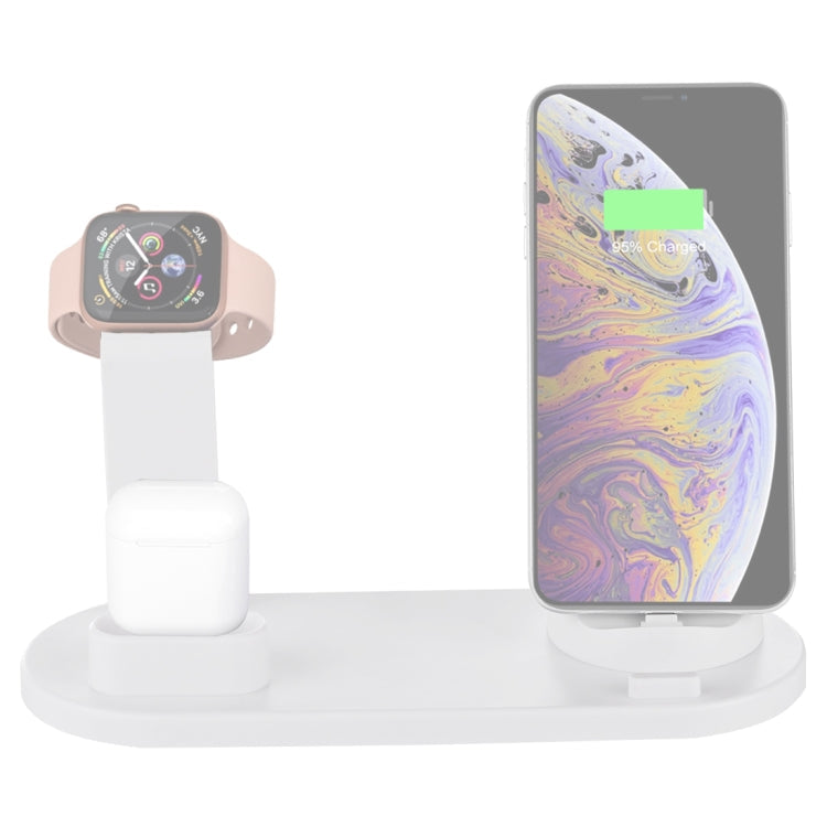 HQ-UD15 Rotatable Wireless Charging Base with Stand for Phones / iWatches / AirPods (Silver), without Wireless Charging White, without Wireless Charging Black, White (with wireless charging), Black (without wireless charging) without Wireless Charging White