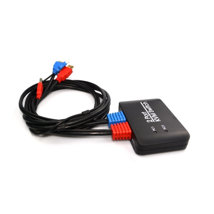 USB 2.0 + HDMI 2-ports KVM Switch – TPU, 4K