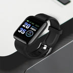116plus 1.3 inch Color Screen Smart Bracelet IP67 Waterproof, Support Call Reminder/ Heart Rate Monitoring /Blood Pressure Monitoring/ Sleep Monitoring/Excessive Sitting Reminder/Blood Oxygen Monitoring – Waterproof, Bluetooth