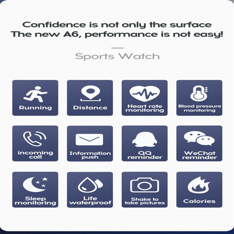 116plus 1.3 inch Color Screen Smart Bracelet IP67 Waterproof, Support Call Reminder/ Heart Rate Monitoring /Blood Pressure Monitoring/ Sleep Monitoring/Excessive Sitting Reminder/Blood Oxygen Monitoring – Waterproof, Bluetooth