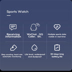 116plus 1.3 inch Color Screen Smart Bracelet IP67 Waterproof, Support Call Reminder/ Heart Rate Monitoring /Blood Pressure Monitoring/ Sleep Monitoring/Excessive Sitting Reminder/Blood Oxygen Monitoring – Waterproof, Bluetooth
