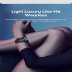 116plus 1.3 inch Color Screen Smart Bracelet IP67 Waterproof, Support Call Reminder/ Heart Rate Monitoring /Blood Pressure Monitoring/ Sleep Monitoring/Excessive Sitting Reminder/Blood Oxygen Monitoring – Waterproof, Bluetooth