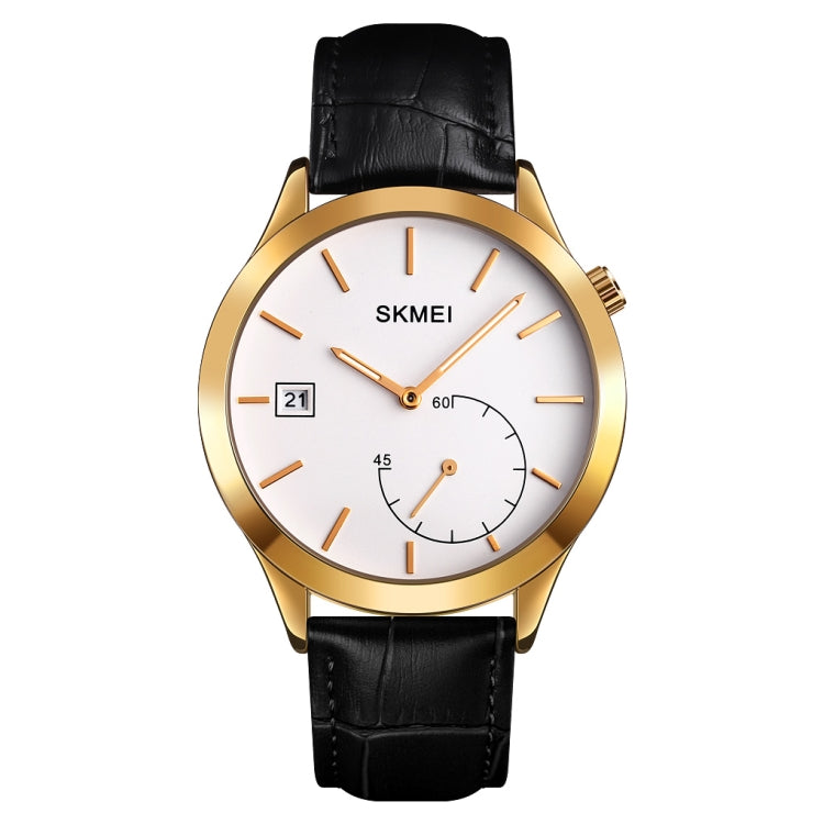 Quartz Watch – 1581 Creative Fashion Men Watch Simple Casual Outdoor Sports Waterproof... Gold Black
