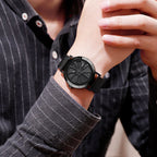 Quartz Watch – 9204 Fashion Skeleton Rotating Dial Waterproof Business Mesh Belt...