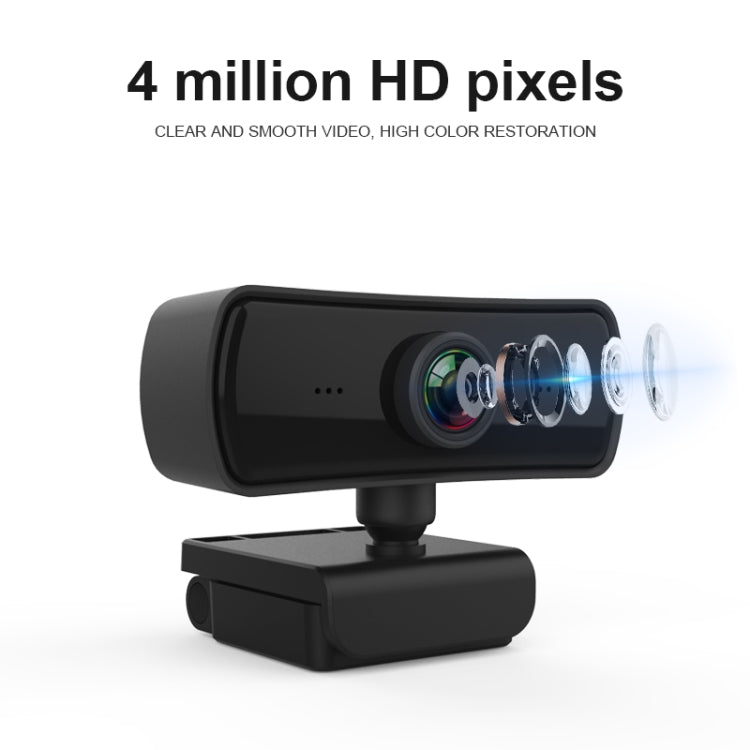 C3 400W Pixels 2K Resolution Auto Focus HD 1080P Webcam 360 Rotation For Live Broadcast Video Conference Work WebCamera With Mic USB Driver-free, C3 – TPU