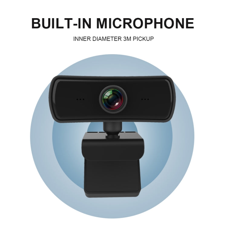C3 400W Pixels 2K Resolution Auto Focus HD 1080P Webcam 360 Rotation For Live Broadcast Video Conference Work WebCamera With Mic USB Driver-free, C3 – TPU