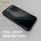 For iPhone 11 Pro Max ENKAY ENK-PC030 Business Series Fabric Texture PU Leather + TPU Soft Slim Case Cover, For iPhone 11 Pro Max