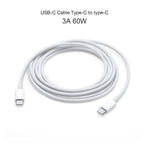 2 in 1 Single USB-C / Type-C Port Travel Charger + 3A PD 3.0 USB-C / Type-C to USB-C / Type-C Fast Charge Data Cable Set, Cable Length: 2m, 18W 2m – Fast Charging, TPU