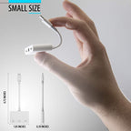 ZS-KL21820 Earphone – 3 in 1 8 Pin to 8 Pin Charging Port + 8 Pin Earphone Jack + 3.5mm...