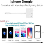 ZS-KL21820 Earphone – 3 in 1 8 Pin to 8 Pin Charging Port + 8 Pin Earphone Jack + 3.5mm...