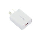 QC 3.0 18W 3A Single USB Interface Charger, AU Plug – Fast Charging, TPU