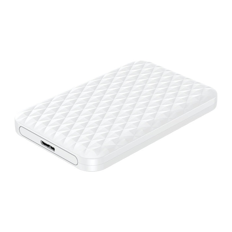 ORICO 2520U3 2.5-Inch Portable Hard Drive Enclosure, White, Black – TPU White
