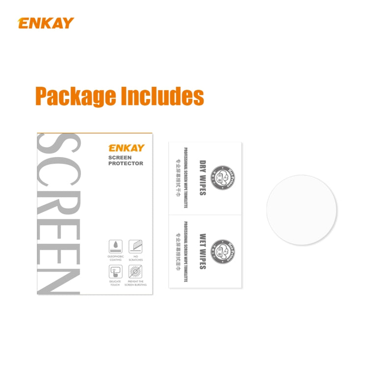 ENKAY Hat-Prince 0.2mm 9H 2.15D Curved Edge Tempered Glass Screen Protector Watch Film, For Garmin Forerunner 45 / 45S, For Garmin Forerunner 735 / 735XT, For Garmin Instinct Tactical, For Garmin Approach S62, For Garmin Swim 2