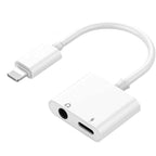 ZS-KL21804 Earphone – 2 in 1 8 Pin to 3.5mm Audio + 8 Pin Charging Interface, Earphone...