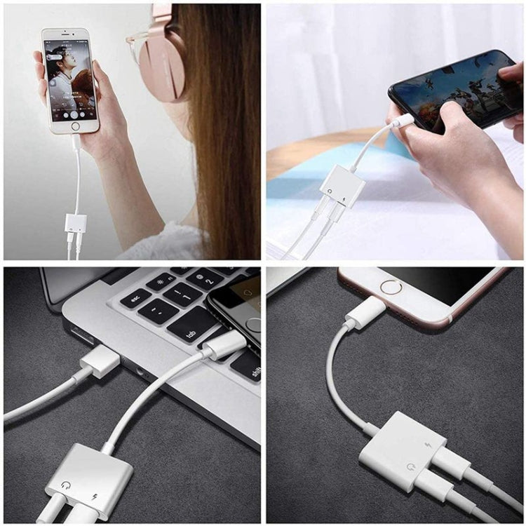 ZS-KL21804 Earphone – 2 in 1 8 Pin to 3.5mm Audio + 8 Pin Charging Interface, Earphone...