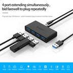 ORICO G11-H4-U3-100-BK 4 Port USB3.0 HUB – TPU