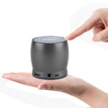 EWA A150 Portable Mini Bluetooth Speaker Wireless Hifi Stereo Strong Bass Music Boom Box Metal Subwoofer, Support Micro SD Card & 3.5mm AUX Black Gray