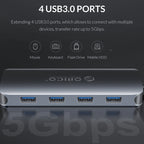 ORICO MC-U111P 11 in 1 Multifunction Docking Station, MC-U111P – TPU, 4K