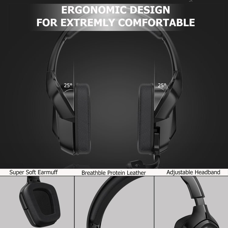 ONIKUMA K20 PS4 Headset Stereo Gaming Headset with Microphone/LED Light for XBox One/Laptop Tablet – Durable Build, Easy to Use