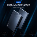 ORICO 2526C3 2.5 inch USB-C / Type-C Portable Hard Drive Enclosure – TPU