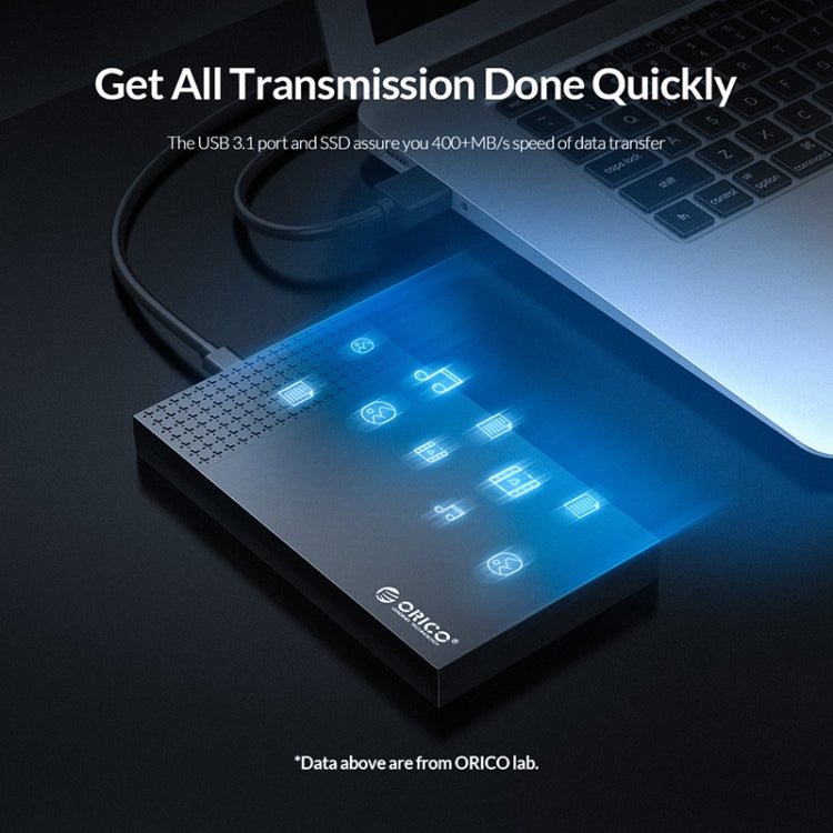 ORICO 2526C3 2.5 inch USB-C / Type-C Portable Hard Drive Enclosure – TPU