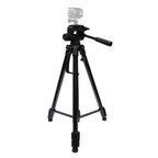 L-3600 Live Tripod with Three-Dimensional Damping Gimbal Detachable Quick Release Plate Height Adjustment 62-170cm for SLR Camera Live Light Projector ( Black), L-3600