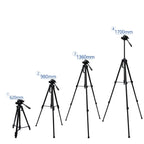 L-3600 Live Tripod with Three-Dimensional Damping Gimbal Detachable Quick Release Plate Height Adjustment 62-170cm for SLR Camera Live Light Projector ( Black), L-3600