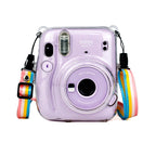 Richwell Carry Case Bag Crystal Hard Cover with Shoulder Strap For Fujifilm Instax Mini 11 Default Title