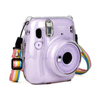 Richwell Carry Case Bag Crystal Hard Cover with Shoulder Strap For Fujifilm Instax Mini 11