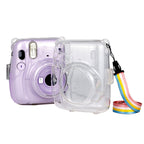 Richwell Carry Case Bag Crystal Hard Cover with Shoulder Strap For Fujifilm Instax Mini 11