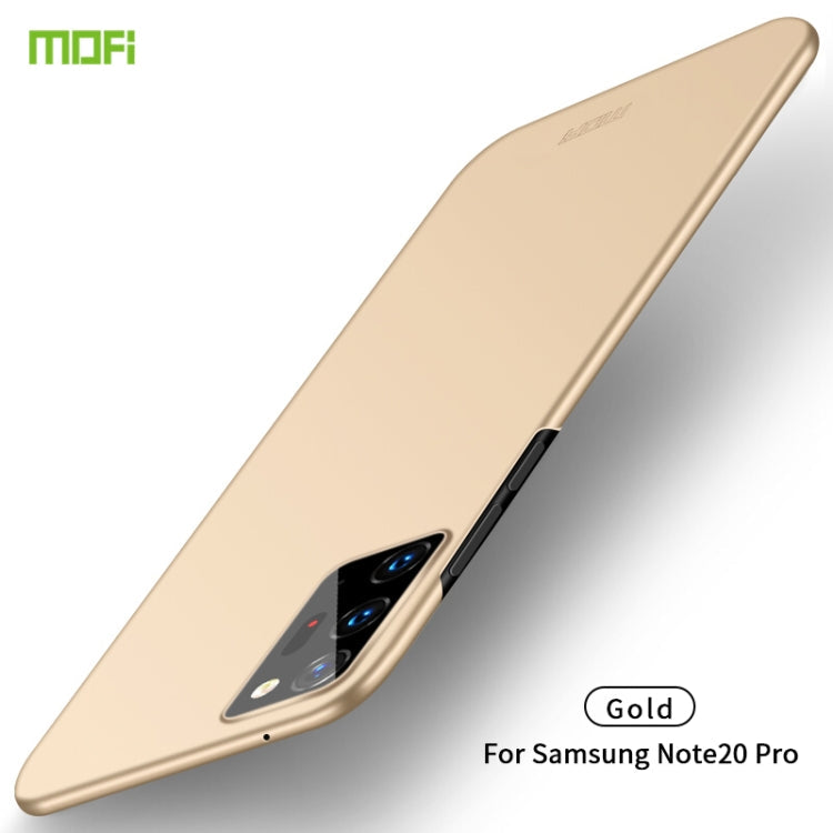 MOFI Frosted PC Ultra-thin Hard Case – Ultra-thin, For Galaxy Note20, For Galaxy Note20 Pro For Galaxy Note20 Pro Gold