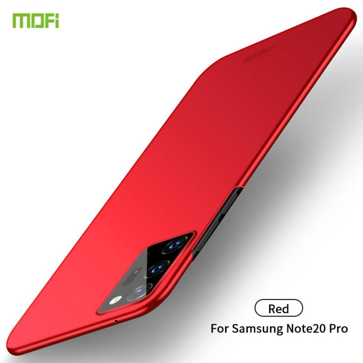 MOFI Frosted PC Ultra-thin Hard Case – Ultra-thin, For Galaxy Note20, For Galaxy Note20 Pro For Galaxy Note20 Pro Red