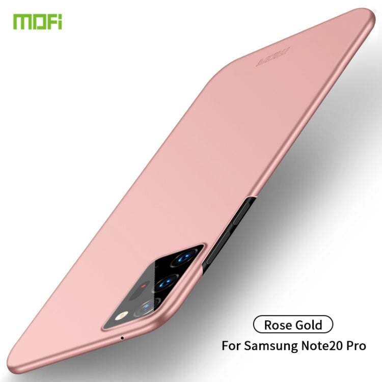 MOFI Frosted PC Ultra-thin Hard Case – Ultra-thin, For Galaxy Note20, For Galaxy Note20 Pro For Galaxy Note20 Pro Rose gold