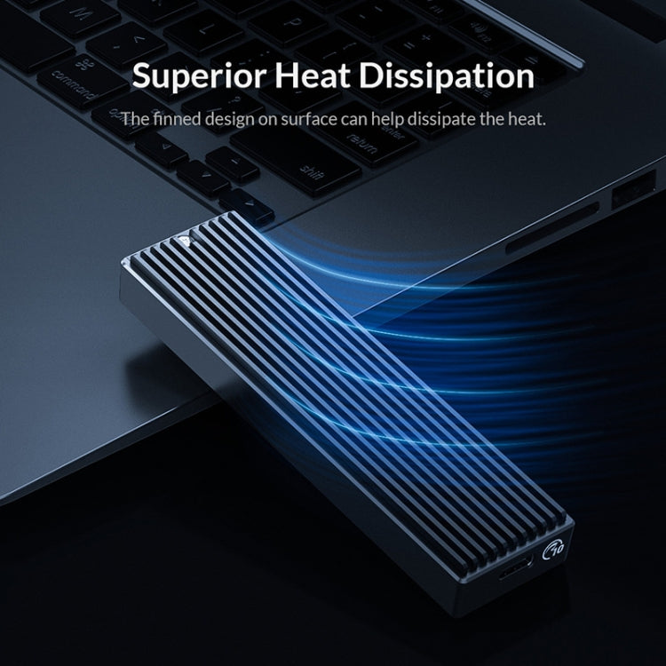 ORICO M2PV-C3 M.2 NVMe SSD Enclosure, ORICO M2PV-C3 – Aluminum Alloy, TPU