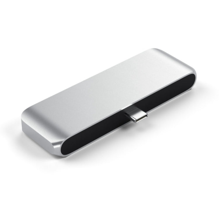 4 in 1 Type-C / USB-C to HDMI + AUX + USB + PD Type-C / USB-C HUB Adapter Multifunction HD Dock – Aluminum Alloy, TPU, 4K