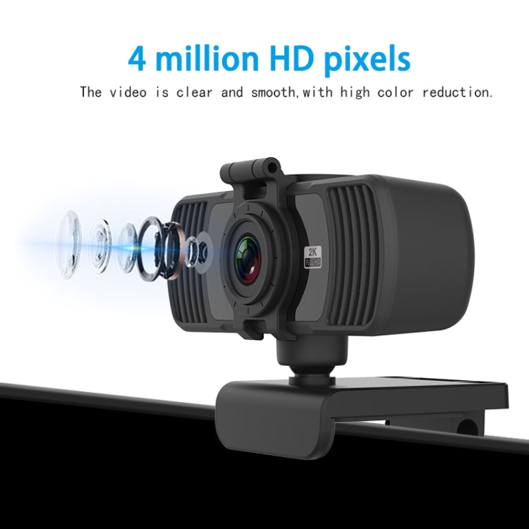 Richwell PC-06 Mini 360 Degrees Rotating 4.0 MP HD Auto Focus PC Webcam with Noise Reduction Microphone – TPU