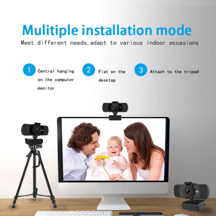 Richwell PC-06 Mini 360 Degrees Rotating 4.0 MP HD Auto Focus PC Webcam with Noise Reduction Microphone – TPU