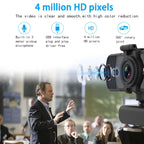 Richwell PC-06 Mini 360 Degrees Rotating 4.0 MP HD Auto Focus PC Webcam with Noise Reduction Microphone – TPU