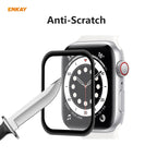 2 PCS For Apple Watch Series 6/5/4/SE 40mm ENKAY Hat-Prince 3D Full Screen PET Curved Hot Bending HD Screen Protector Film, For Apple Watch Series 6/5/4/SE 40mm