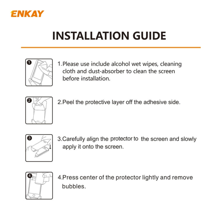 2 PCS For Apple Watch Series 6/5/4/SE 40mm ENKAY Hat-Prince 3D Full Screen PET Curved Hot Bending HD Screen Protector Film, For Apple Watch Series 6/5/4/SE 40mm