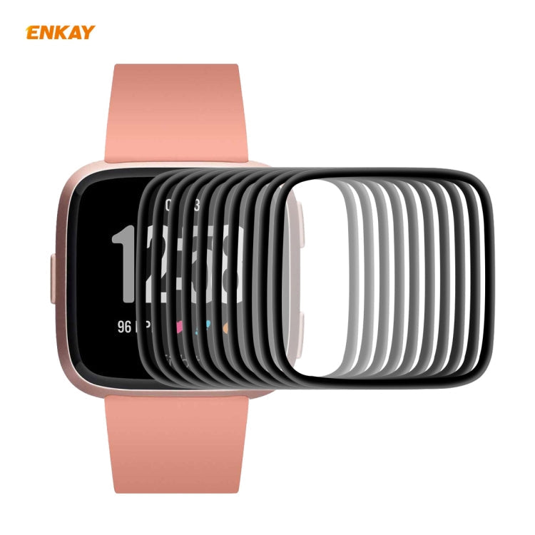 For Fitbit Versa 3 / Fitbit Sense ENKAY Hat-Prince 3D Full Screen Soft PC Edge + PMMA HD Screen Protector Film – Screen Protector, TPU, For Fitbit Versa 3 / Fitbit Sense (1 PC), For Fitbit Versa 3 / Fitbit Sense (2 PCS) 10 PCS For Fitbit Versa 3 Fitbit (10 PCS)