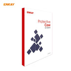 ENKAY 3-folding Plastic Leather Smart Tablet Case, For iPad Air 11 2024 / Pro 11 2018 / Air 10.9 2022