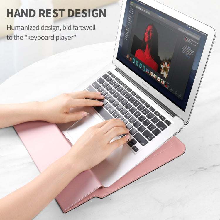 4 in 1 Uuniversal Laptop Holder PU Waterproof Protection Wrist Laptop Bag, 11/12inch, 13/14inch, 15/16inch – Waterproof, Magnetic, Leather