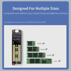ORICO M2PAC3-G20 USB3.2 20Gbps M.2 NVMe SSD Enclosure – Aluminum Alloy, TPU