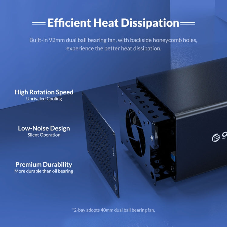 ORICO NS200RU3 2 Bay USB3.0 Hard Drive Enclosure with Raid, NS200RU3 – Aluminum Alloy, TPU