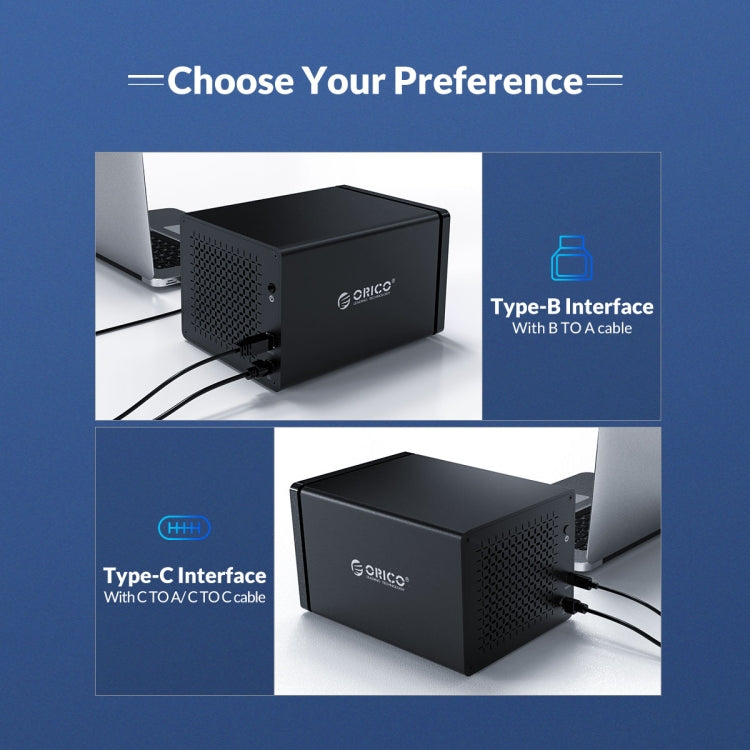 ORICO NS200RU3 2 Bay USB3.0 Hard Drive Enclosure with Raid, NS200RU3 – Aluminum Alloy, TPU